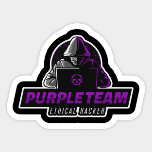 Purple Team | Hacker Design Sticker